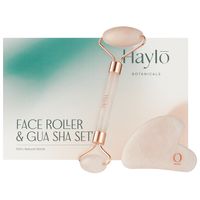 Haylo Botanicals Face Roller & Gua Sha Set - Rose Quartz